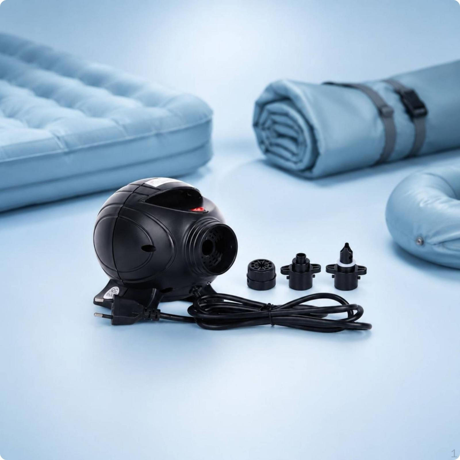 Electric Air Pump Multi Nozzle High Power for Camping, Travel