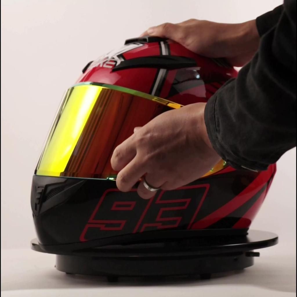 New QK111 Four-Season Full-Face Motorcycle Helmet Unisex Riding Helmet for Adults with Clear or Black Lens Available