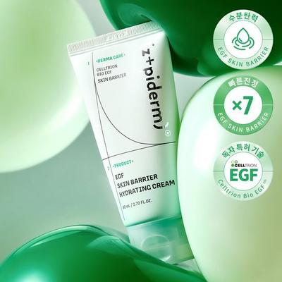 Z+piderm Celltrion EGF Skin Barrier Hydrating Moisture Cream 80ml