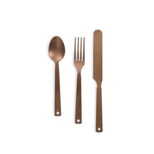 Barebones Living Camping Flatware FNS Set of 2, 2023 Model, 20235025 036 Copper