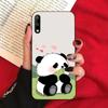 Anime Cute Panda Phone Case For Huawei Honor 10 Lite 9 20 7A 9X 30 50 60 70 Pro Plus Soft Silicone Cover