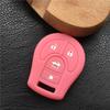 Silicone Rubber Car Key Case For Nissan Maxima Altima Sentra Versa  4 Buttons Smart Key Shell Cover