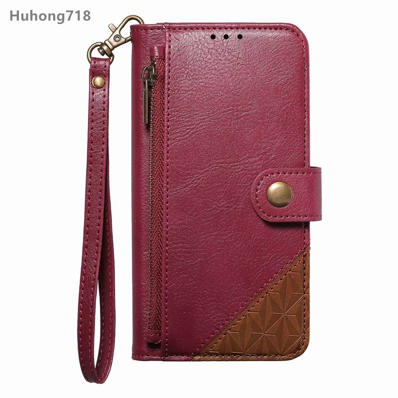 For Honor X5C X7D X8A X9b X9C X9D X50 X50i X60 200 600 Lite Smart Pro Plus 4G 5G Wallet Case Flip Leather Cover Zipper Coin Pocket Soft Full Body