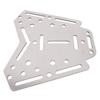 Motorcycle Rear Luggage Rack Stainless Steel Tail Storage Rack Top Box Holder Support Bracket Replacement for Zontes