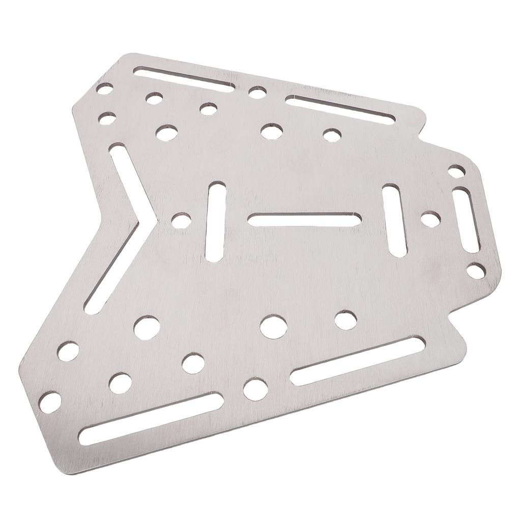 Motorcycle Rear Luggage Rack Stainless Steel Tail Storage Rack Top Box Holder Support Bracket Replacement for Zontes