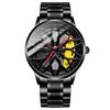 SVJ High-End Men's Quartz Watch: Three-Dimensional Hollow C63 Design with Genuine Wheel Hub.