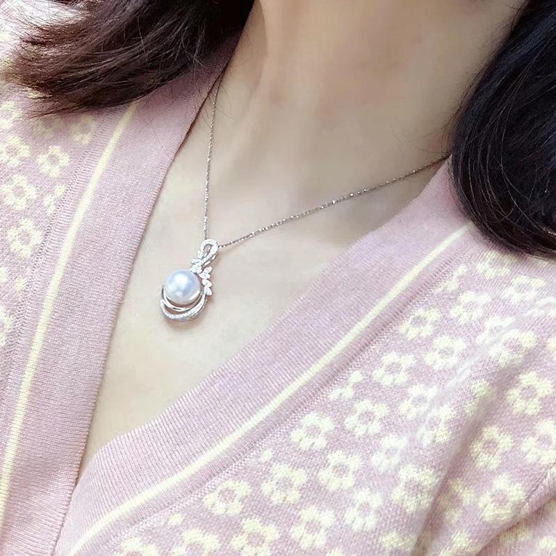 Swan imitation pearl princess high-end necklace female high-end noble jewelry o-chain heavy industry jewelry