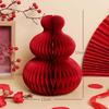 Red Honeycomb Gourd Wedding Decoration Set