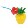 12pcs Hawaiian Party Cups Innovative Stylish Food Grade Drinking Cups with Lids and Straws for Hawai