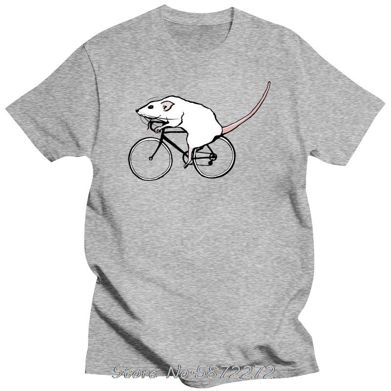 

Fashion Cycling Rat Casual Tops O Neck Summer Tees Cotton Fitness Tshirt Oversized Unisex T Shirt Mens Clothing Streetwear S