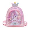 New Children's Schoolbag Cartoon Sweet Girl Backpack Sequined Backpack Kindergarten Bag