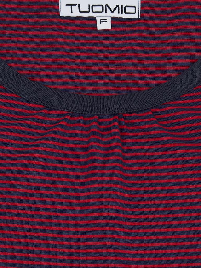 Tuomio Stripe Tie Dress [Navy]