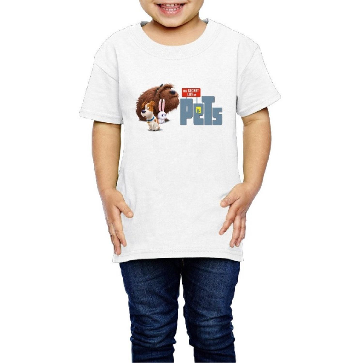 

RobertBaum Kids Toddler Little Boy s Girl s The Secret Life of Pets T-Shirts White Size 3 Toddler XXXXXL білий