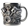 Interesting Creative 450ml Coffee Cup Ornament Engine Cup Engine Mug Suitable for Car Enthusiasts As a Gift