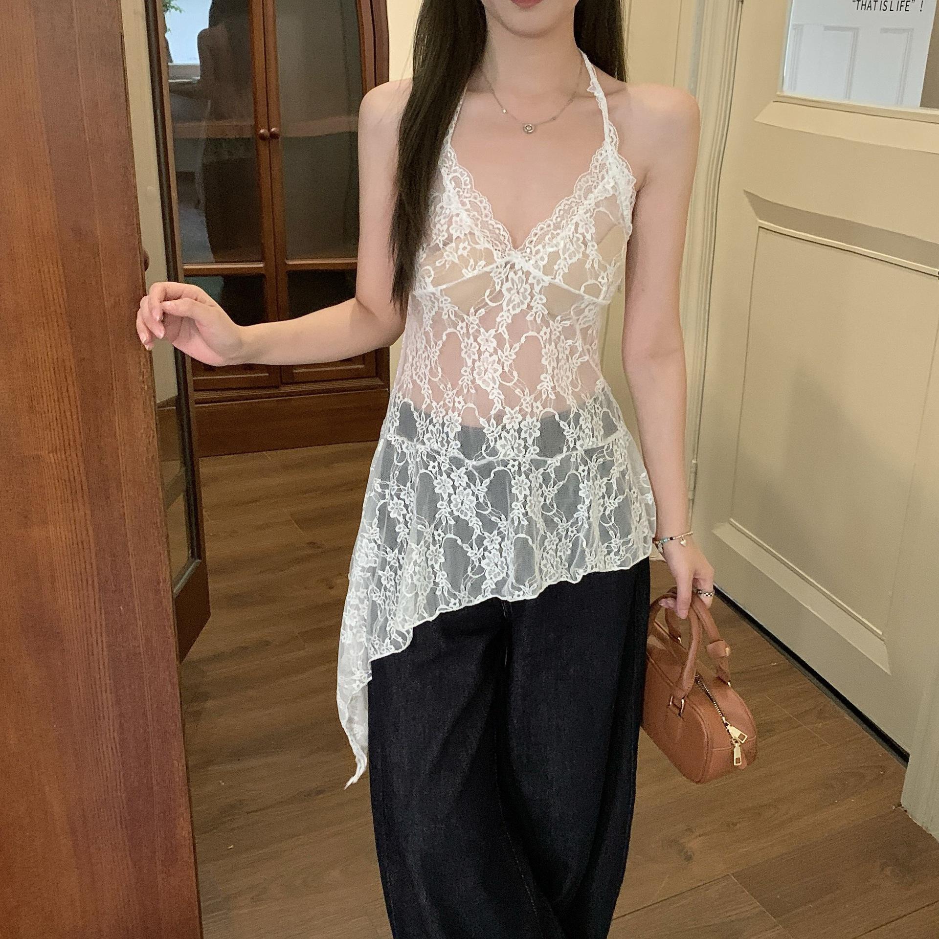 Plus Size Off-Shoulder Tassel Chic T-Shirt: Slimming, Tummy Concealing, Short-Sleeve, Irregular Hem, Summer Top L 45-57 kg