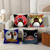 Cartoon P-Pingu Funny Meme Pillow Case Office Cushions Suitable For Sofa Car Bedroom Decorative Cushion Cover
