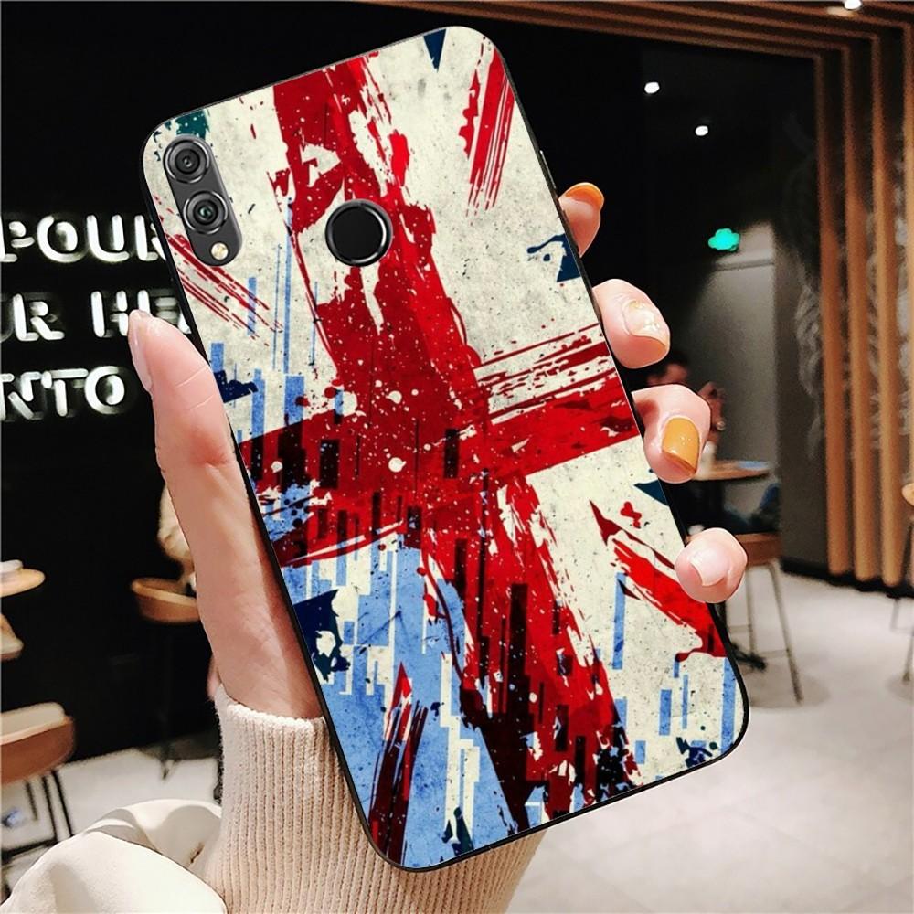 United Kingdom Flag Phone Case For Huawei Honor 10 lite 9 20 7A 9X 30 50 60 70 pro plus Soft Silicone Cover