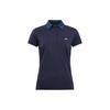 Regular Fit Logo Print Polo Shirt Women Tops Navy-Blue GWJT06818-6855