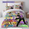 JoJo's Bizarre Adventure Dekoratives Bettbezug-Set Bettwäsche Weiche Steppdeckenhülle Deckenhülle Schlafzimmer -QJY