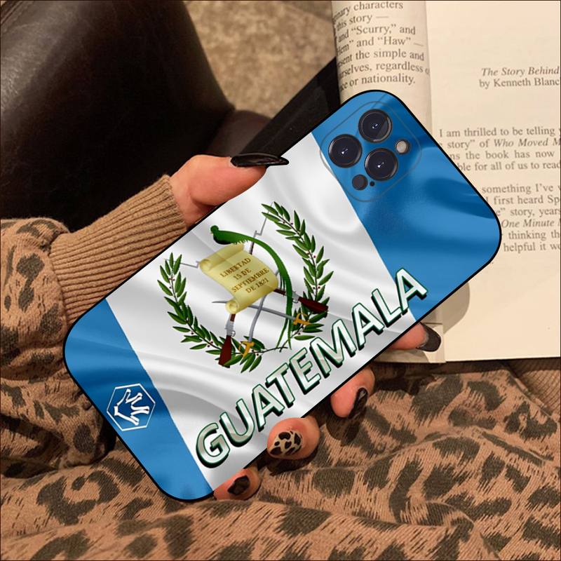

Guatemala Flag Phone Case For iPhone 14 11 12 13 Mini Pro XS Max Cover 6 7 8 Plus X XR SE 2020 Funda Shell iPhone 11 pro