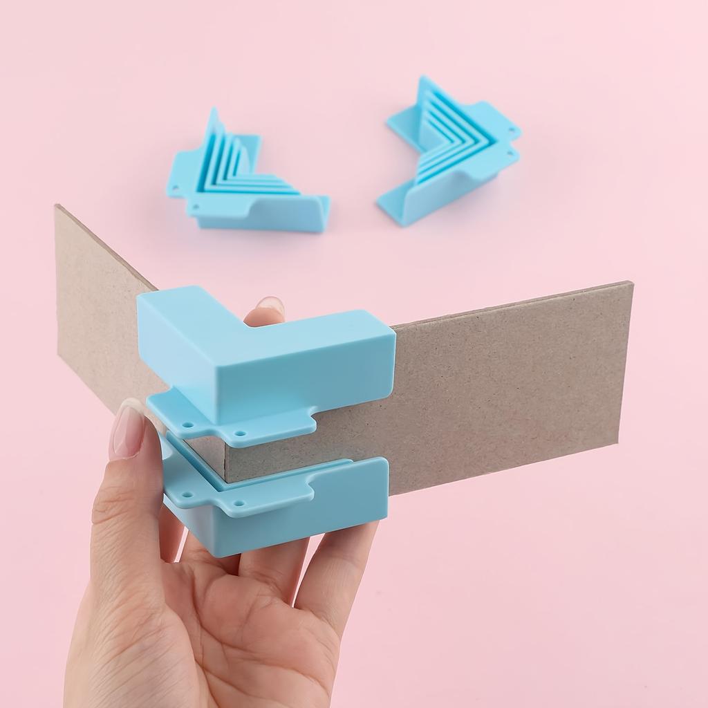 Scrapbook Gift Box Making Divider Assembly Clip Set - Binding Corner Clips, Suitable for Cardboard, Paperboard, Diorama,Divider Mounting Clips