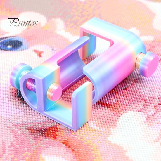 Rhinestone Crafting Supplies Painting Canvas Holder, Adjustable Table Clamp & Roller for Art Accessories Canvas, DIY Tools Craft Tool