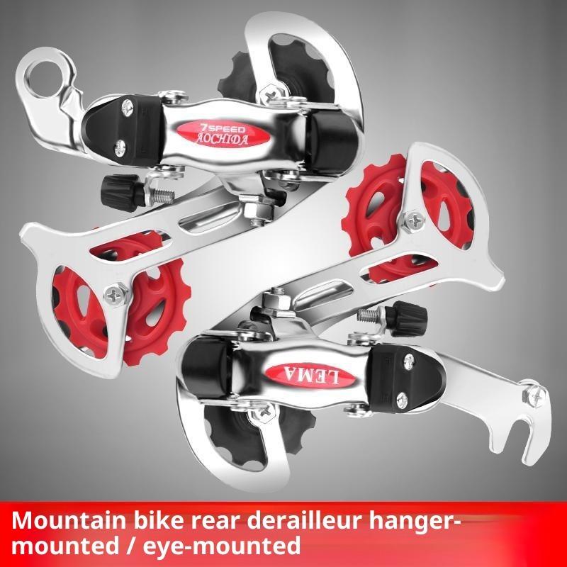 Mountain Bike Bike Old Transmission Retractor Road Bike Hook Eye Dial Accessories 6/7/8/18/21 Speed