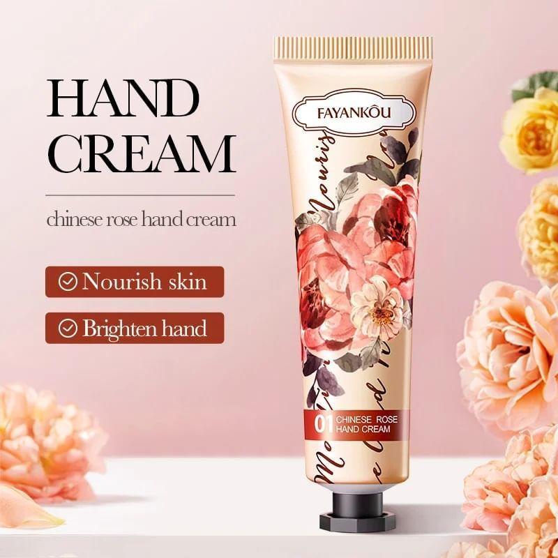 FAYANKOU - Feuchtigkeitsspendende Glatte Blumen-Handcreme - 5 Sorten