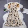 Japanese Korean Chiffon Pleated High Waist Long Skirt - Comfortable, Casual & Slimming