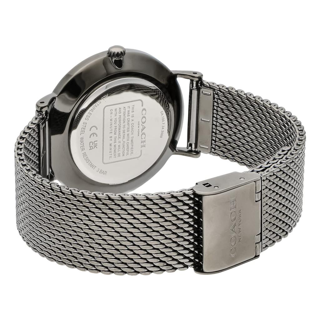 COACH PERRY 36mm Black Dial Stainless Steel Quartz Watch Women's (14503825)