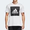 Adidas Sports Casual Knitted Breathable Round Neck Short Sleeve T-Shirt Men Tops White B47358