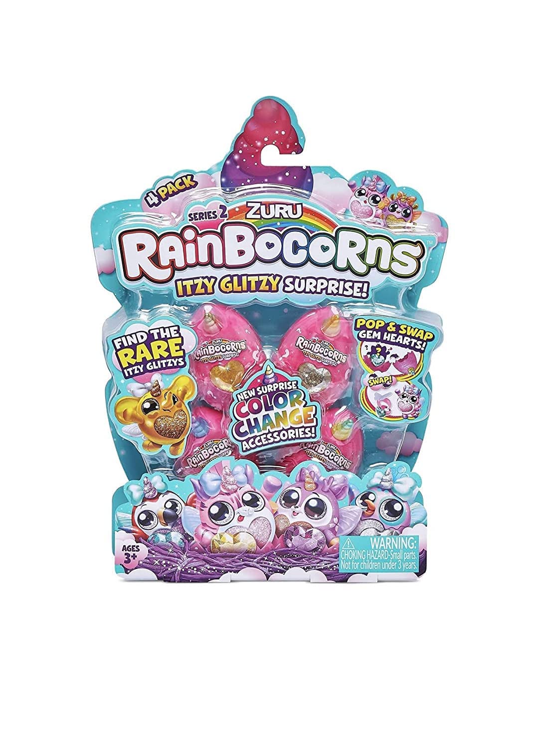 

Zuru Rainbocorns Набор из 4 штук Itzy Glitzy Сюрприз Серия 2