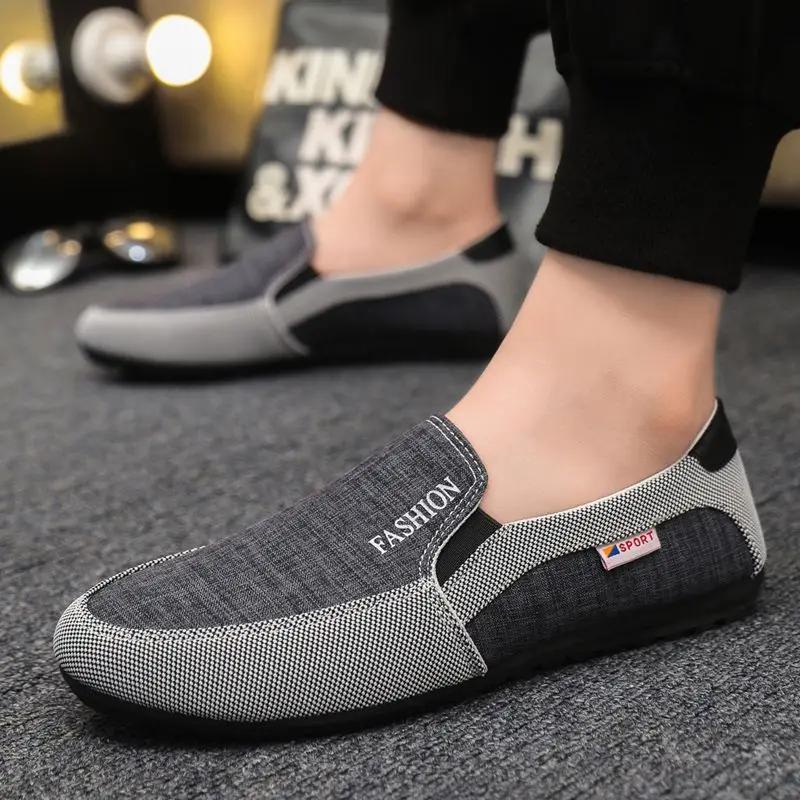 Fashion Men's Casual Shoes Canvas Low-Top Plus Size Alphabet Male Shoe Elegant In Promotion Adults Designer Luxury Retro Price Sneakers