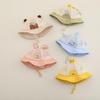 Cute Cartoon Bear Baby Bucket Hat Summer Mesh Breathable Baby Boys Girls Sunshade Cap Toddler Kids Lacing Panama Basin Cap