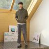 Vans Soft Comfortable Pullover Hoodie Unisex Hoodies Army-Green VN000P33KCZ