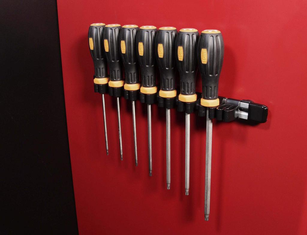 TONE Power Grip Torx Driver Set PGTD700H Set (Tamper-Resistant) Orange, 7-Piece