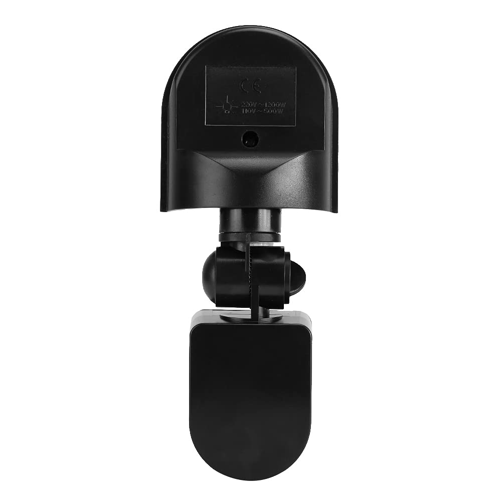 

PIR Motion, 1200W Infrared Motion Activated Wall Light Switches Detector Home Outdoor Security Floodlight Sensor Detector (Black)
