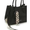 Daks Black Check Leather Tote Bag Dcba2e122bk
