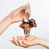 Colorful Saddles Pendant Keychain Acrylic Key Rings Accessory Handmade Keyring Bag Decoration Unique Gifts for Women