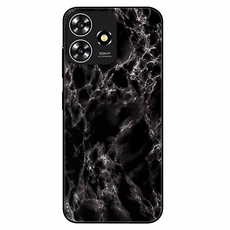 For ZTE Blade A73 4G Case 6.6'' Para Silicone Soft Cool Print Marble Phone Cover for ZTE BladeA73 A 73 4G Shockproof TPU Bags