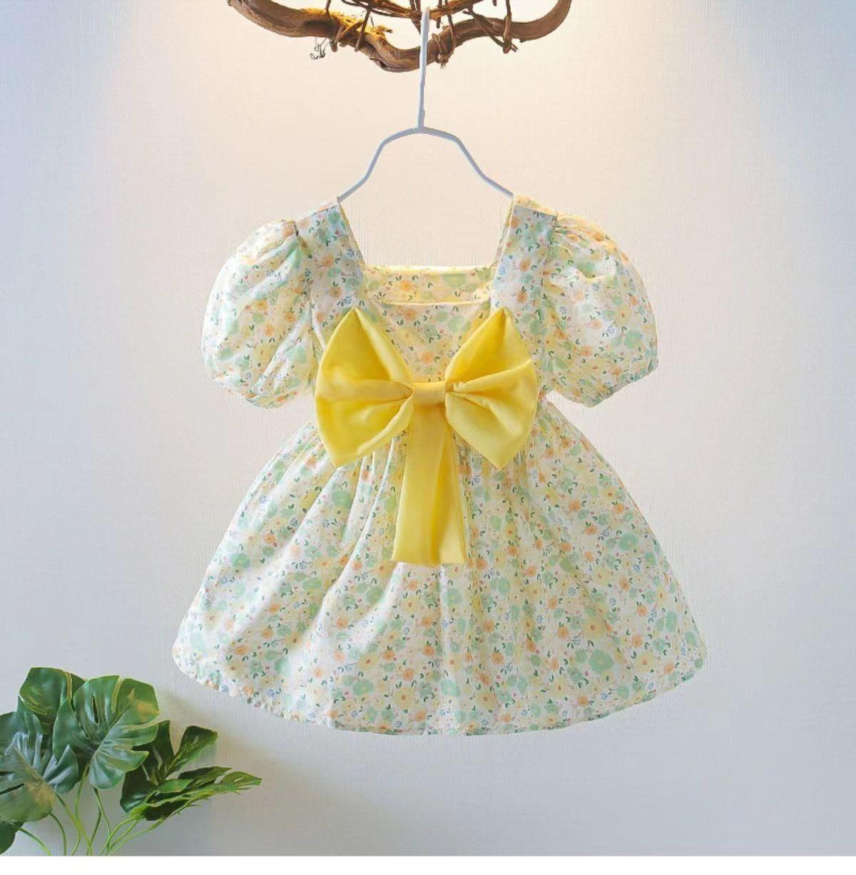 

Летнее платье для девочек Летний комбинезон Цветочное платье Детское нарядное платье для девочек 130