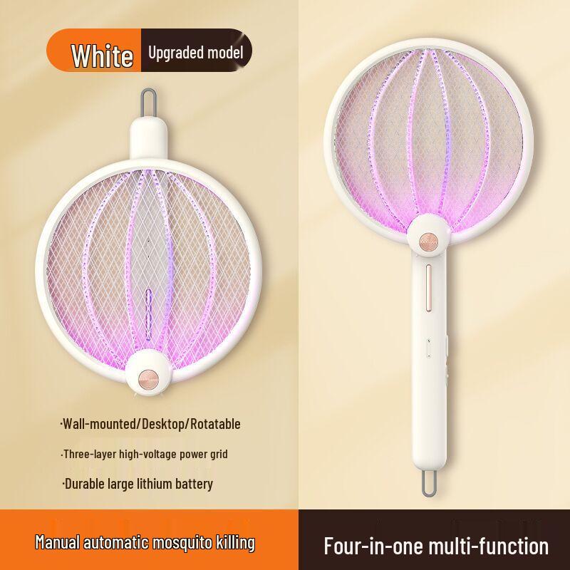 LISM 4-in-1 Foldable Rechargeable Electric Mosquito Swatter