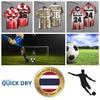 THAILAND Football Soccer V Neck Vintage Shirt National Elephant Logo Badge Unisex Men Women  JERSEY Print Quick Dry Short Sleeve Uniform