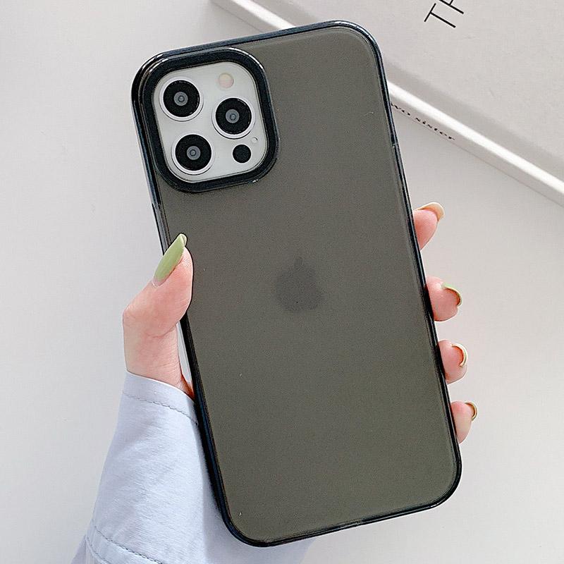 Neon Fluorescent Color Phone Case For iPhone 17 16 15 14 Pro Max Air 16e 11 12 13 Mini Frame Protective Silicone Cover