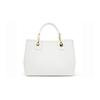 Emporio Armani Minimalist European And American Fashion PU Tote Shoulder Bag Women bags White Y3D166-YFO5B-85219