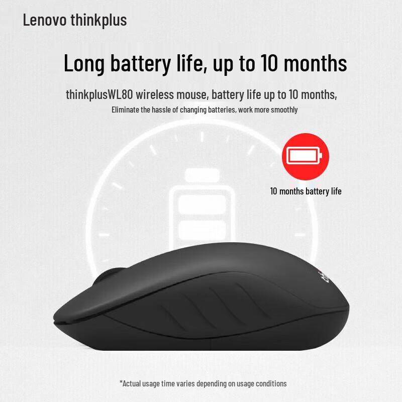 Lenovo WL80 Dual-Mode Wireless Mouse