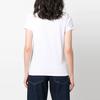 A.P.C Solid Color Embroidered Logo Crew Neck Regular Sleeve T-Shirt Women tops White COEZCF26842-AAB