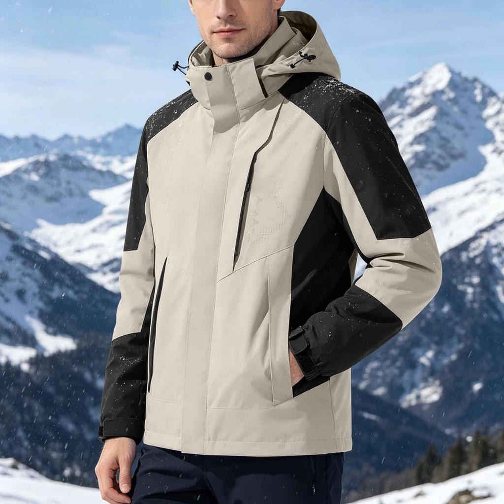 Men's Lightweight Breathable Outdoor Jacket Windproof for Spring and Fall Hiking