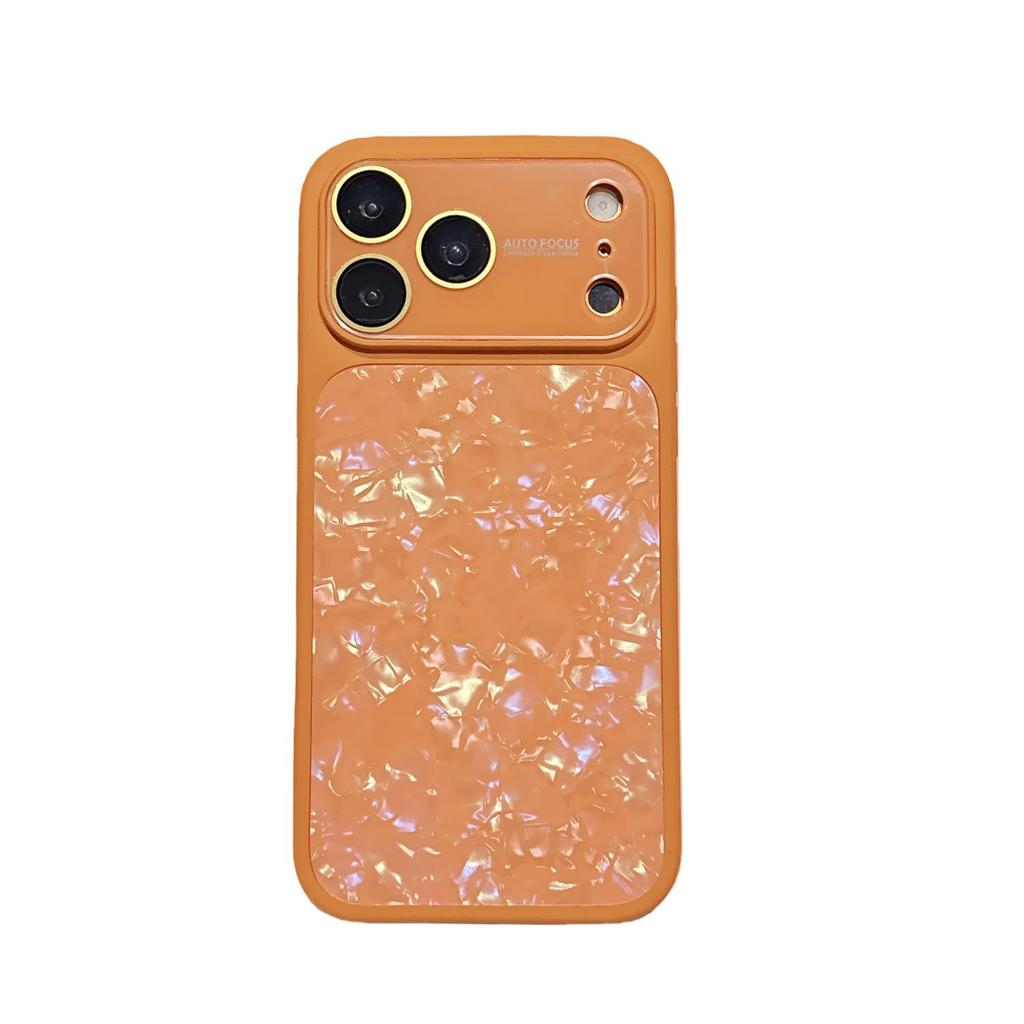Large Shell Texture Full Coverage Phone Case for Apple Pro Max - Drop-Proof and High-End Feel Protective Case