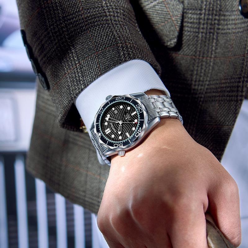 KIMSDUN Casual Fashion Quartz Men's Watch Date Waterproof Luminous Sports Business Men's Wrist Watch